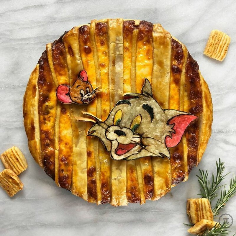 #16 Tom & Jerry Apple Cheddar Pie