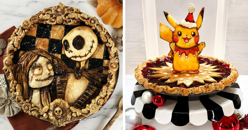 I Bake pop-culture-inspired Pies That Would Be a Sin To Cut