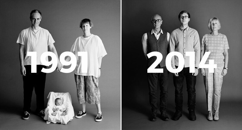 This Photographer Took One Family’s Photo In The Same Way Each Year For 23 Years