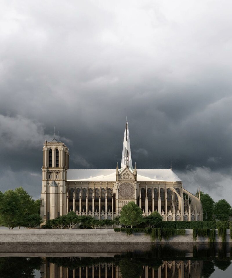 Russian Architect Suggests Modern Notre-Dame De Paris Restoration Design