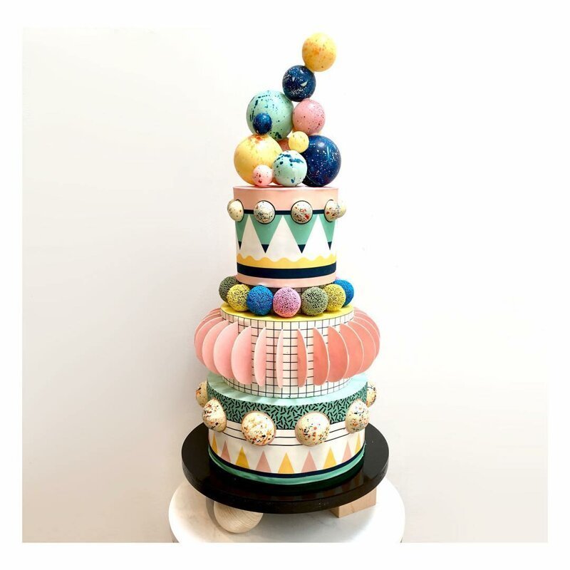 Post Modern Architectural Cakes By A Fashion Designer Turned Baker