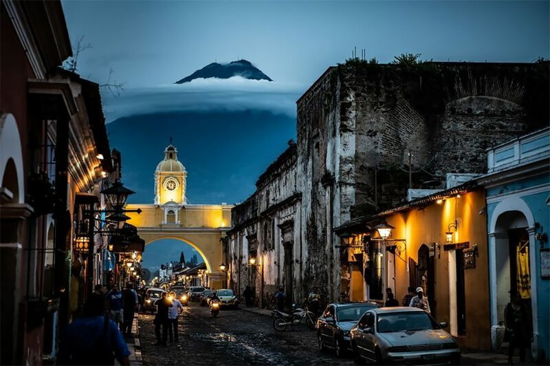 People’s Choice, Cities: ‘Volcano Emerging From Cloud’ By Paul Rozek