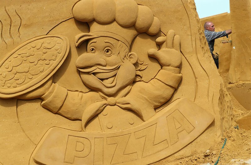Amazing Images From A Belgian Sand Sculpting Festival