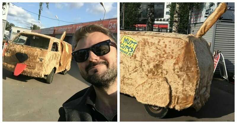 Russian Artist Perfectly Recreated Mutt Cutts Van From “Dumb And Dumber”