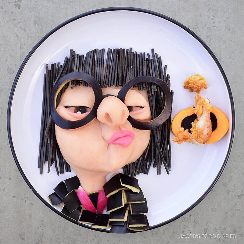 Mom Creates Famous Cartoon Characters From Healthy Meals
