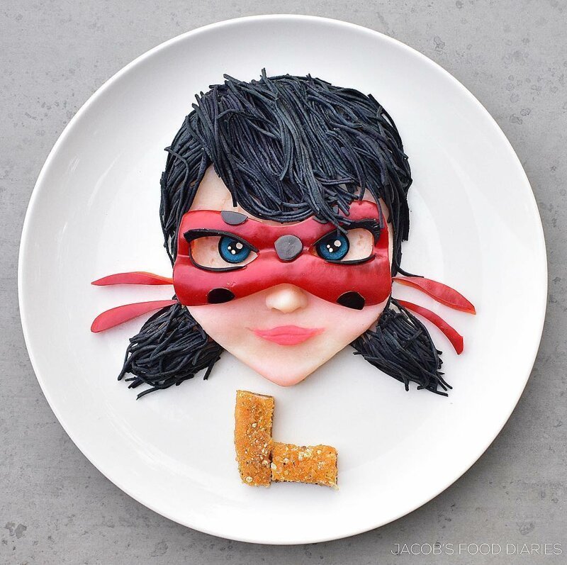 Mom Creates Famous Cartoon Characters From Healthy Meals