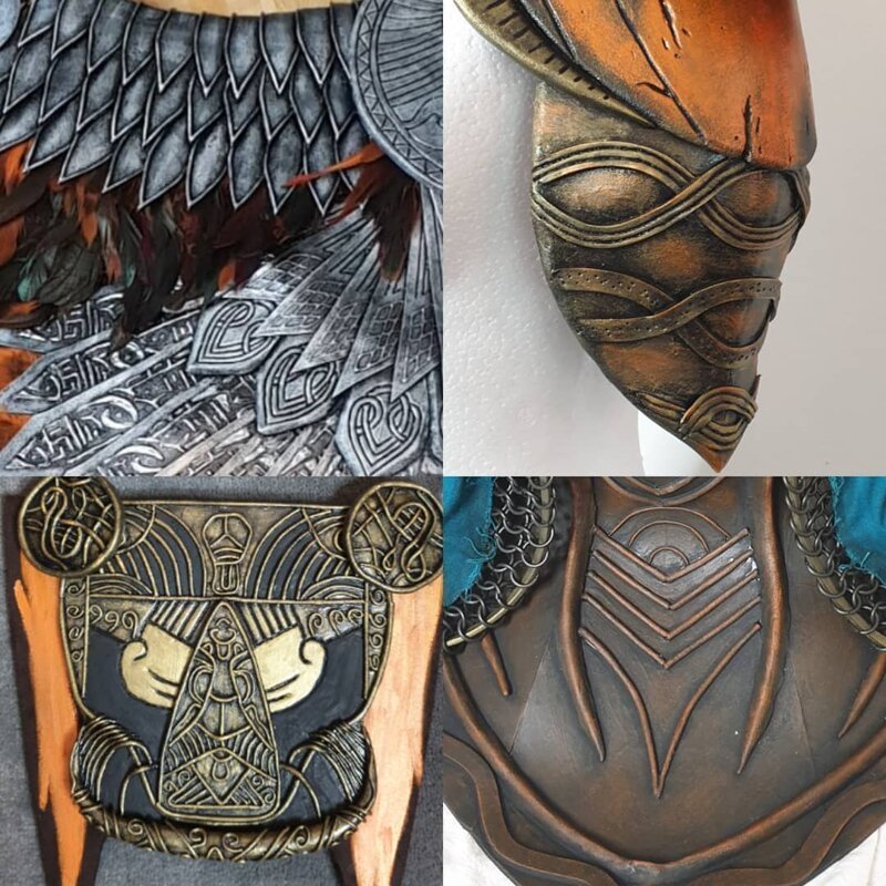 The Cosplay Artist Manually Collected Valkyrie’s Suit From “God Of War” In 1000 Hours
