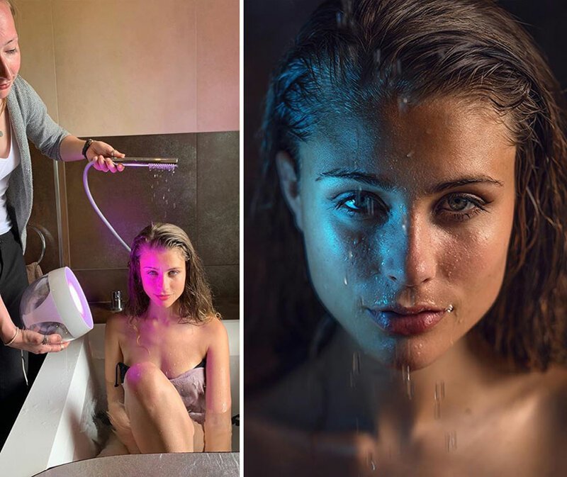 German Photographer Shows The Behind The Scenes Of His Stunning Female Portraits