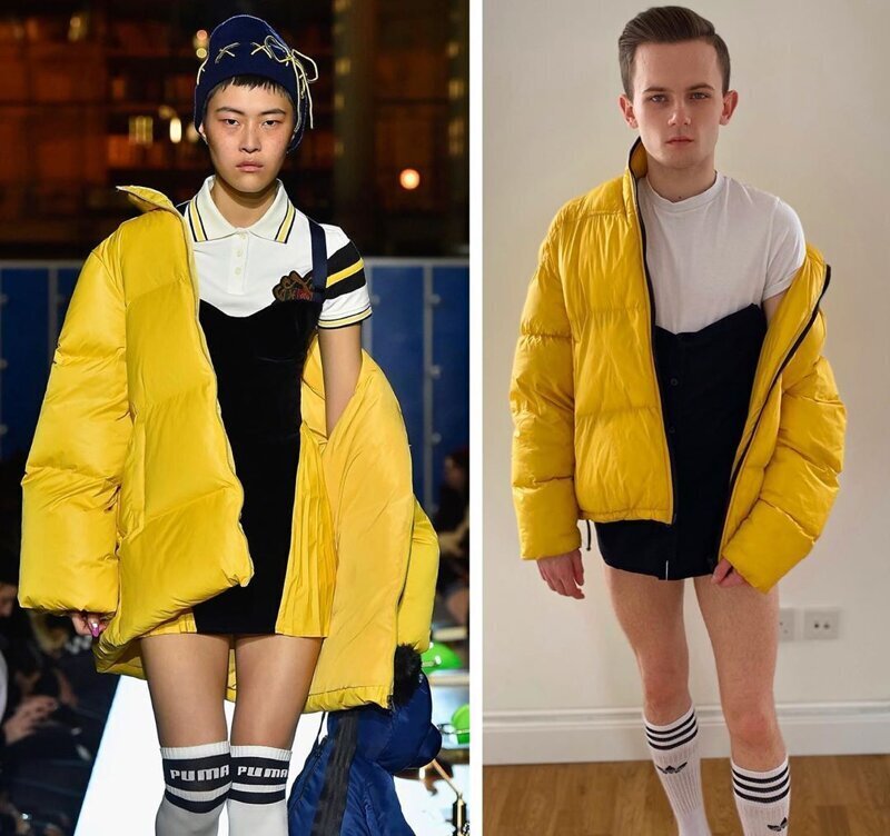 People Are Recreating “High Fashion” Looks From Household Items While In Quarantine