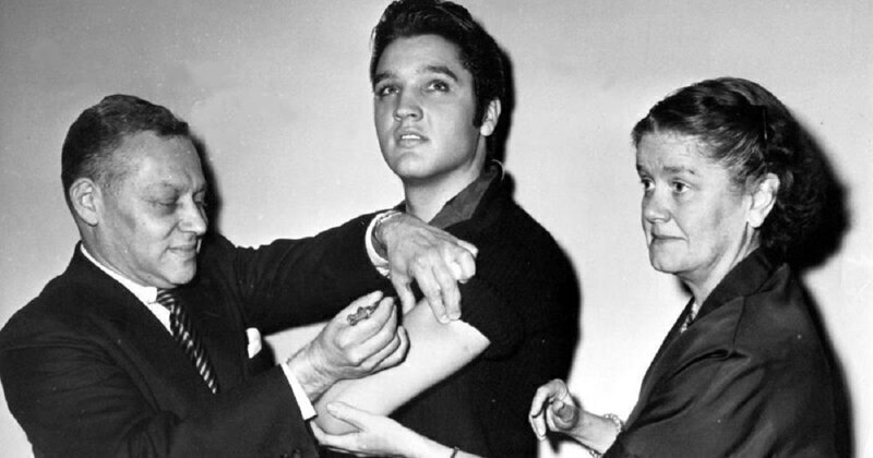 In 1956 Elvis Presley Got a Polio Vaccination on National TV