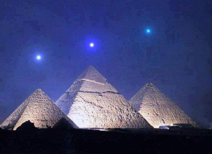 Рідкісні кадри: Парад планет над пірамідами астрономія, єгипет, піраміди, планети