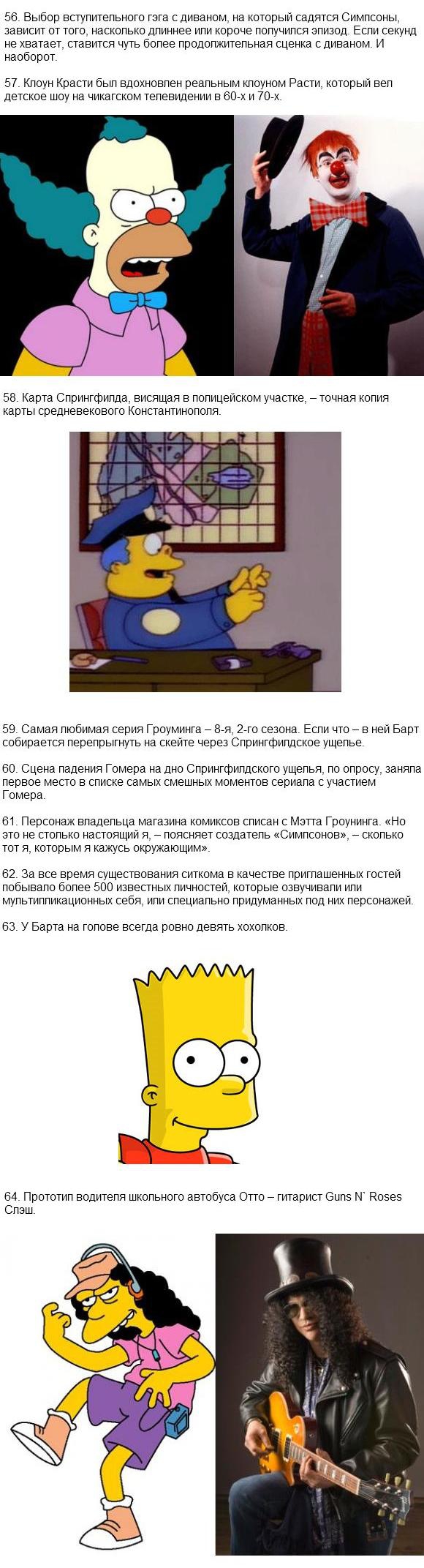 Интересное о Симпсонах симпсоны, факты, интересно, кино