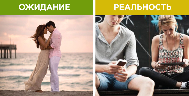 Картина телами для двоих ожидание реальность