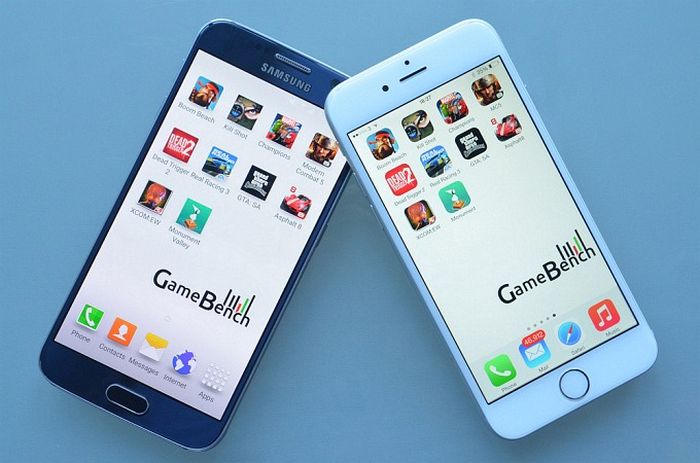 Сравнение игровой производительности iPhone 6 и Galaxy S6 