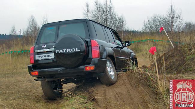 А как же nissan patrol y61. У моего бати такой для рыбалки? Чтобы его посадить на грамотной резине нужно оооочень постараться