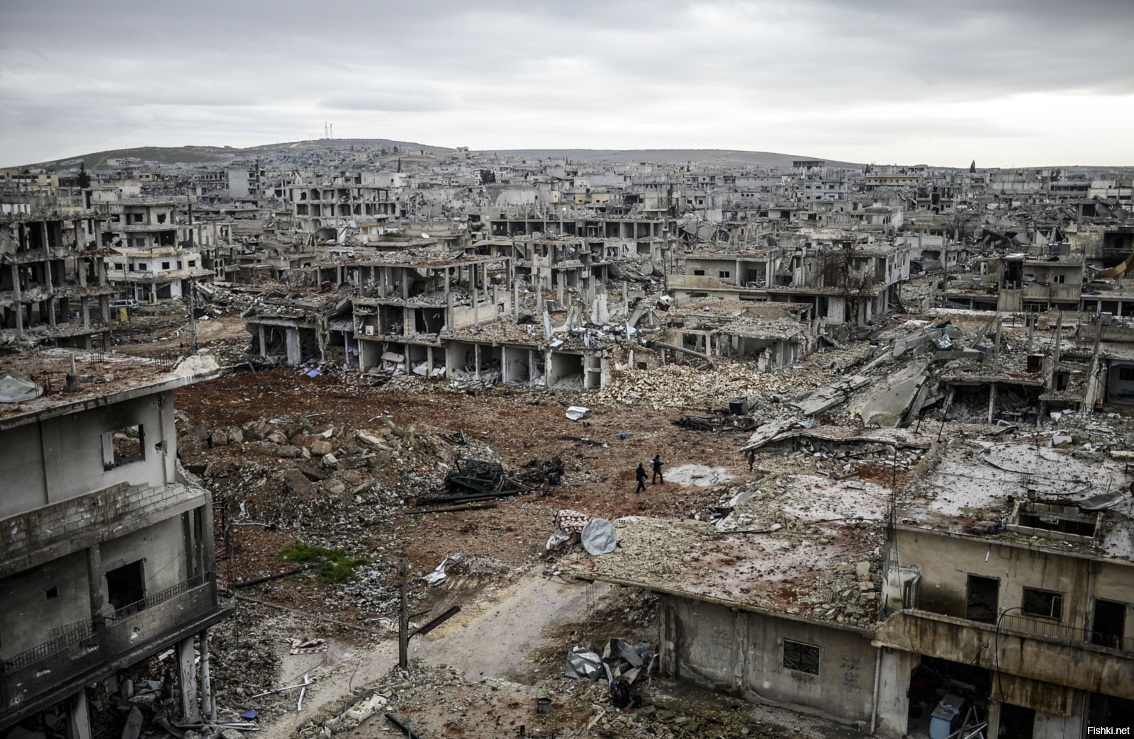разрушенный Алеппо, Сирия