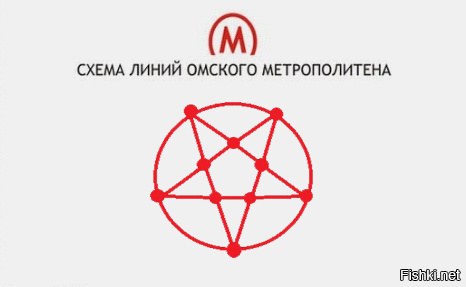 Схема омского метро