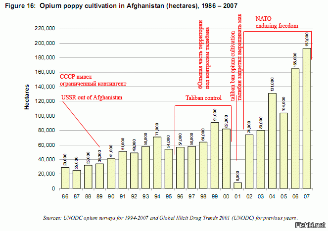график наркотиков афганистан