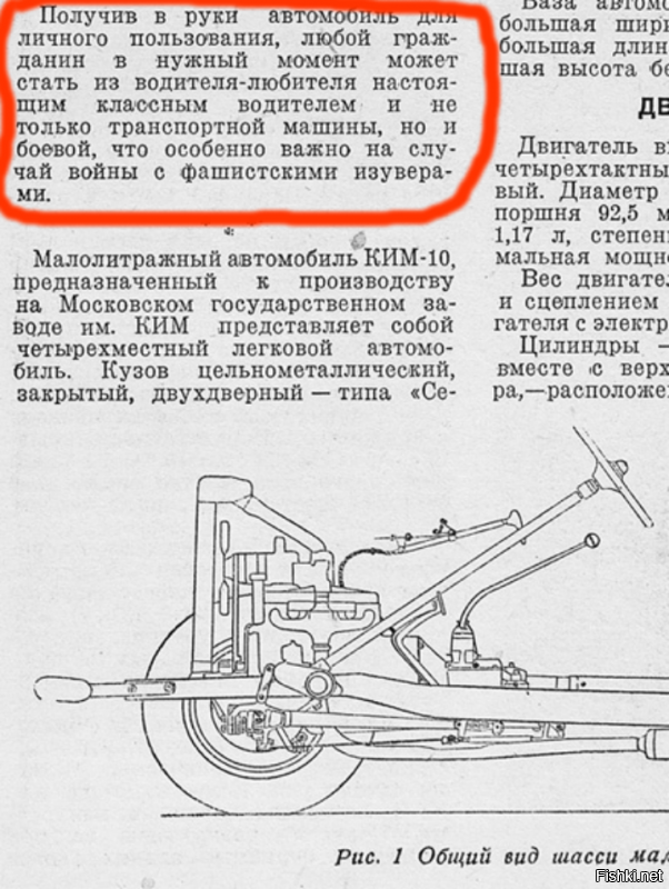 Одно интересно. Зачем в СССР 30-40-хх "народный" автомобиль.(ц)

Вот, что писал журнал "За рулём" в 1939-ом году в статье, посвящённой КИМу))