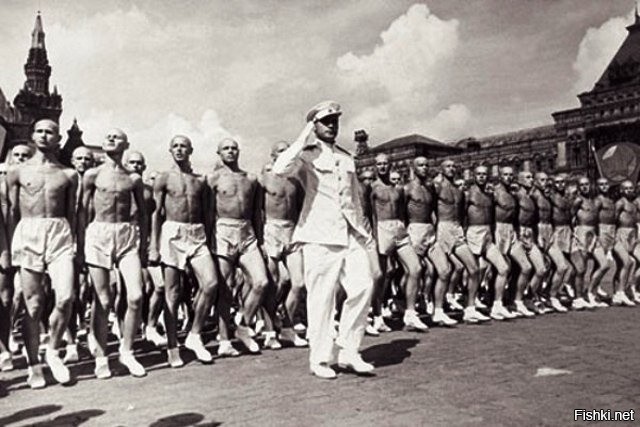 Ну как бы парад физкультурников с участием работников НКВД