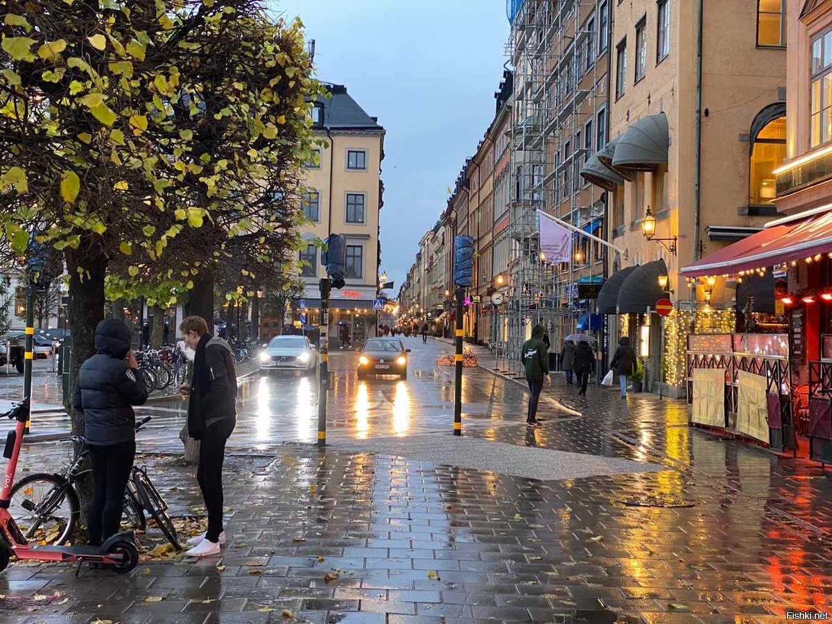 Швеция Стокгольм улицы