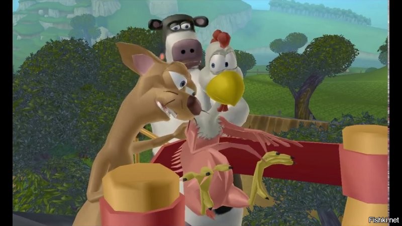 Касплей на игру "Рога и копыта" (Barnyard) - запускаем Пека в космос...