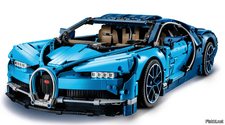 Bugatti Chiron 3600 деталей: