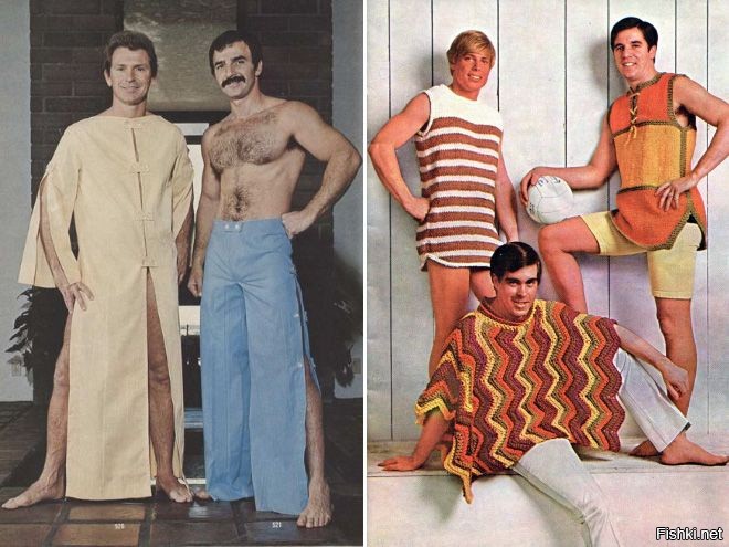 Пффф. А фотографий с западных выставок моды не нашлось для сравнения? Ничуть не менее нелепые одеяния, как и сейчас собственно.