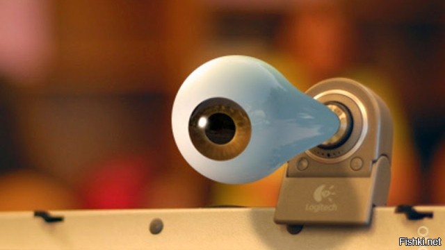 Из этого поста ясно, что веб камеры следят за вашими глазами... ну и не только :)